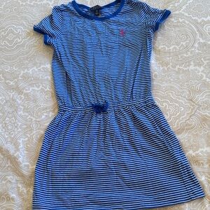 Blue Striped Kids Dress
